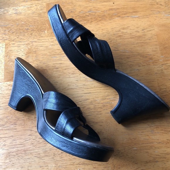 STEPS BY HUSH PUPPIES | GENUINE LEATHER | SIZE 8.5 | BLACK IN EUC - Picture 5 of 11